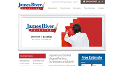 Desktop Screenshot of jamesriverpainters.com